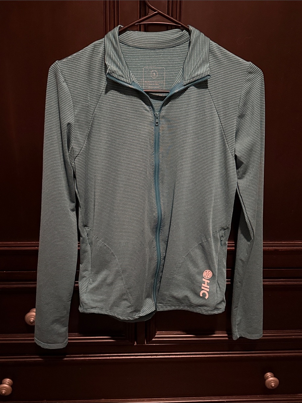 Women's Full-Zip Utility Jacket in Teal